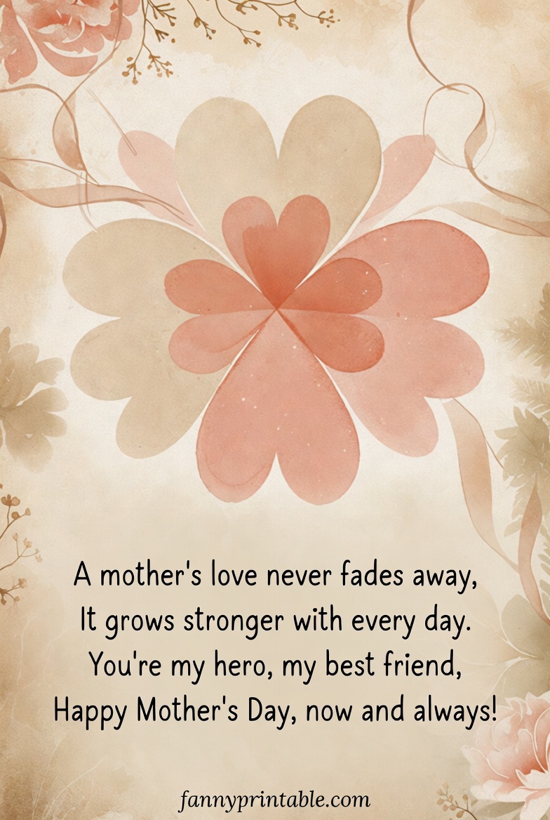Short Mother's Day Poems - Fanny Printable (1)