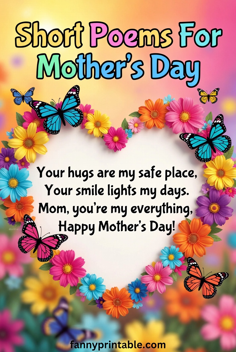 Short Poems For Mother's Day - Fanny Printable (3)