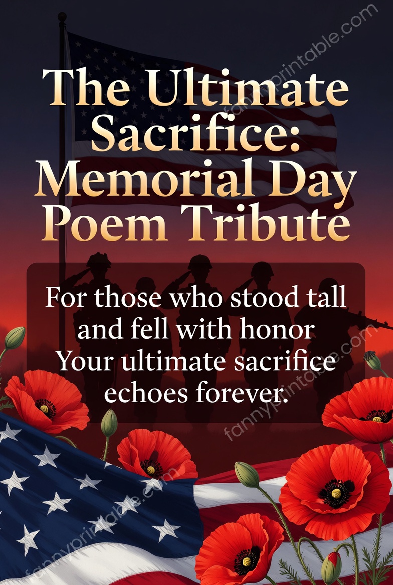 The Ultimate Sacrifice Memorial Day Poem Tribute FannyPrintable (4)