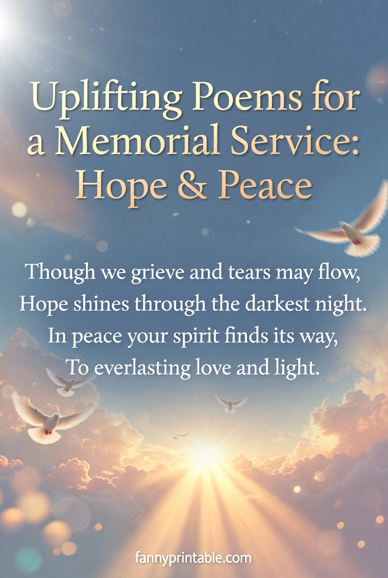 Uplifting Poems for a Memorial Service Hope & Peace FannyPrintable (2)