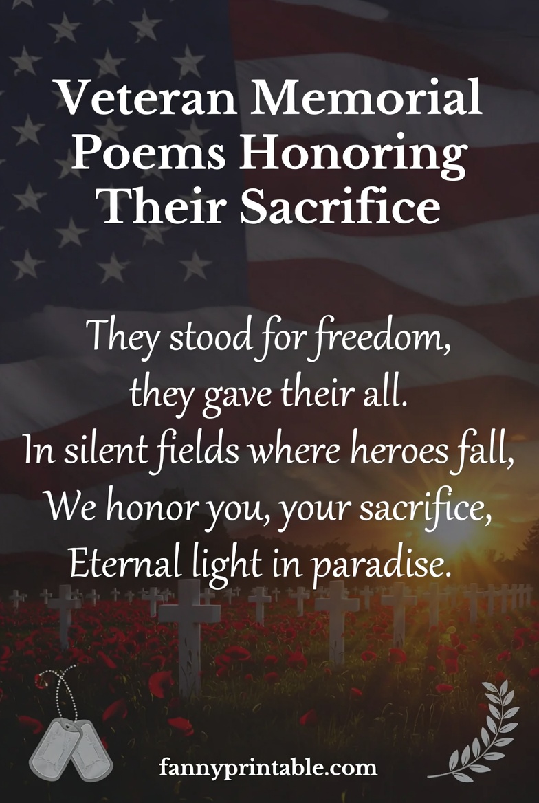 Veteran Memorial Poems Honoring Their Sacrifice FannyPrintable (4)