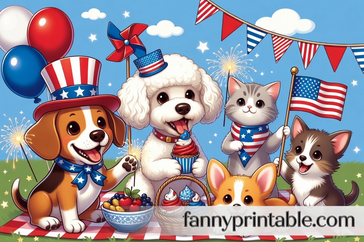 4th of July Dog and Animal Images 3 4th of July Dog and Animal Images (3)