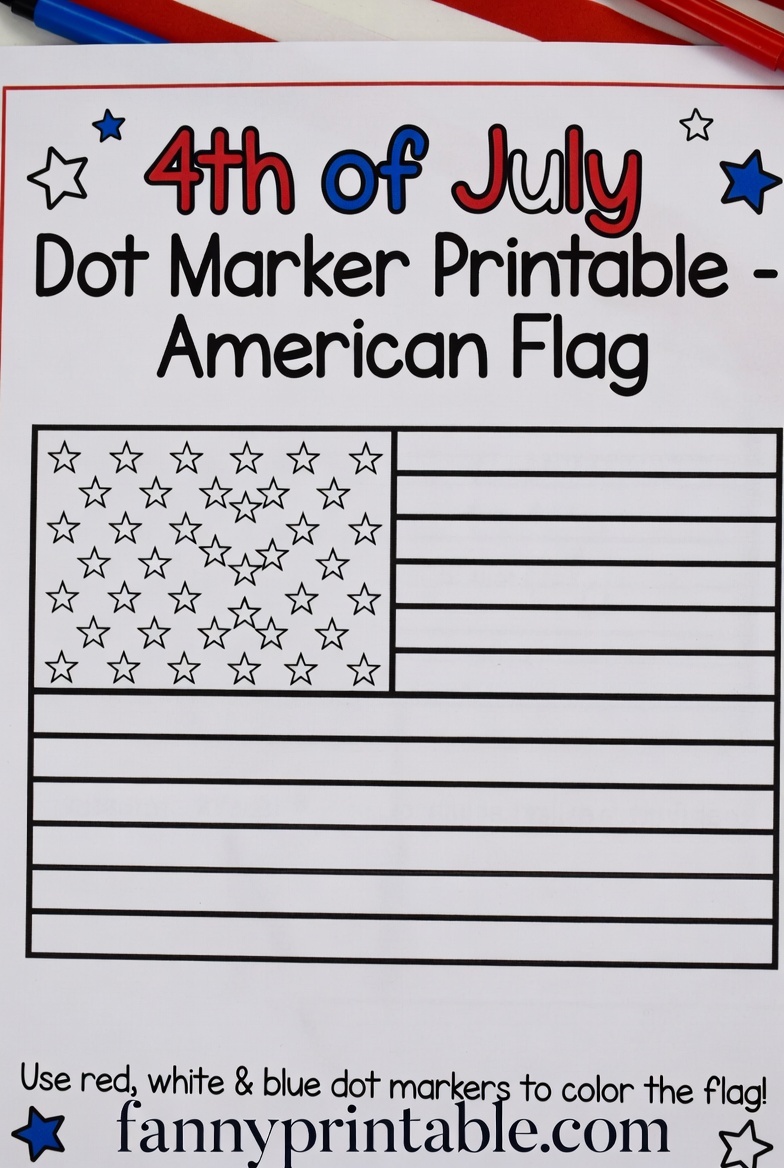 4th of July Dot Marker Printables 1 4th of July Dot Marker Printables (1)