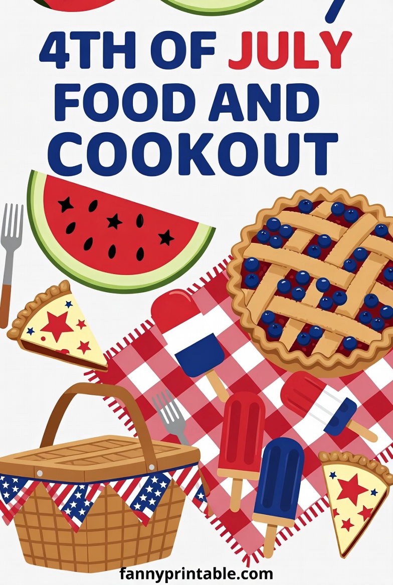 4th of July Food and Cookout Clipart (Free Downloads) (1)
