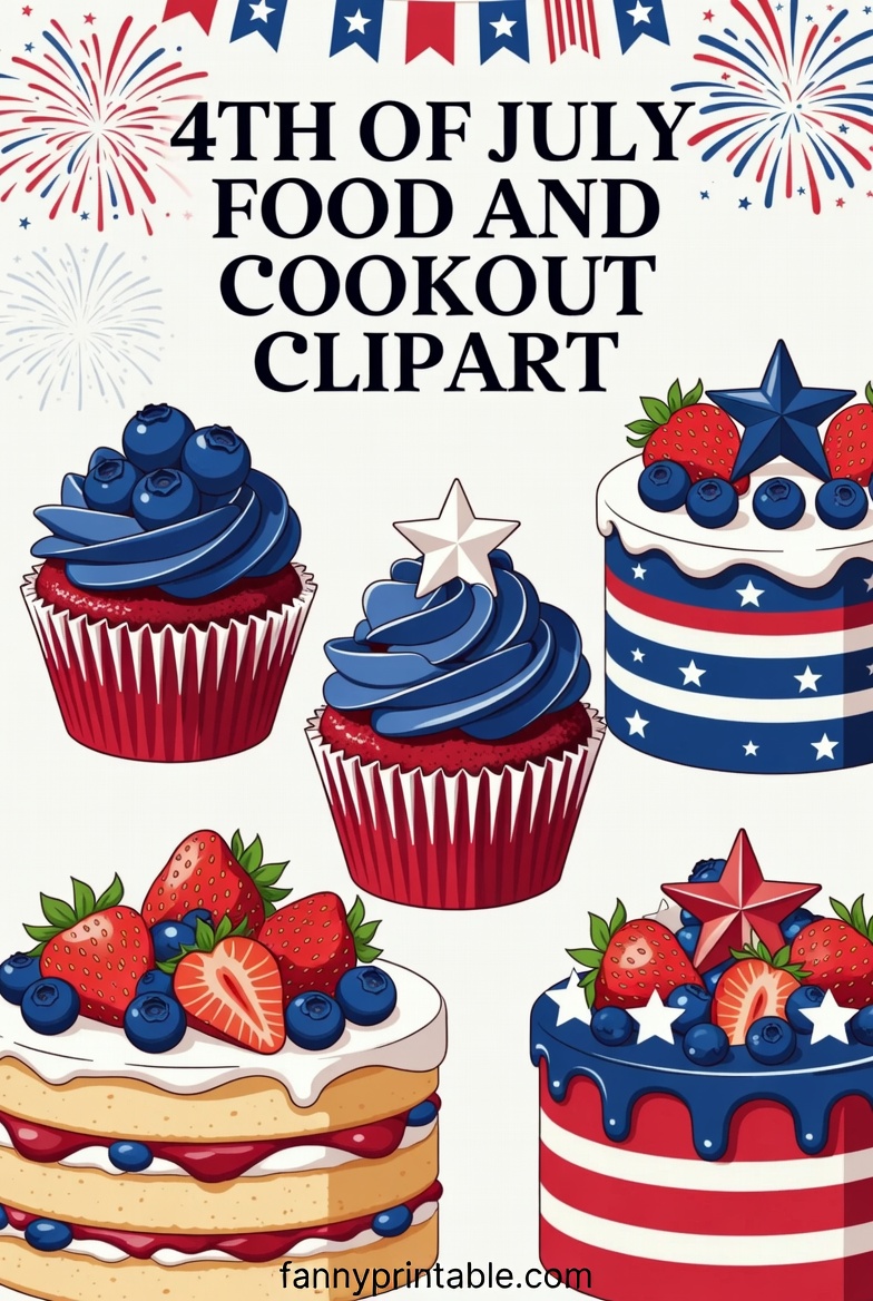 4th of July Food and Cookout Clipart (Free Downloads) (4)