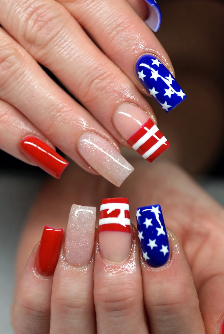 4th of July Nail Art Images 1 4th of July Nail Art Images (1)