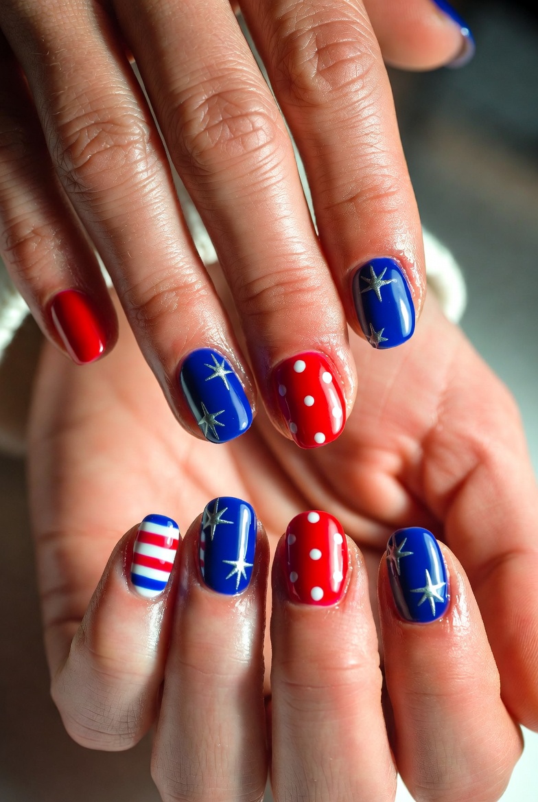 4th of July Nail Art Images 3 4th of July Nail Art Images (3)