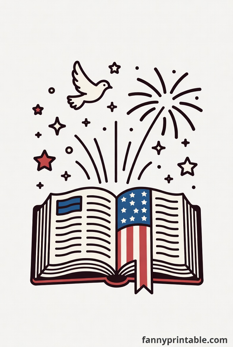 Christian 4th of July Clipart Faith & Freedom Designs (4)