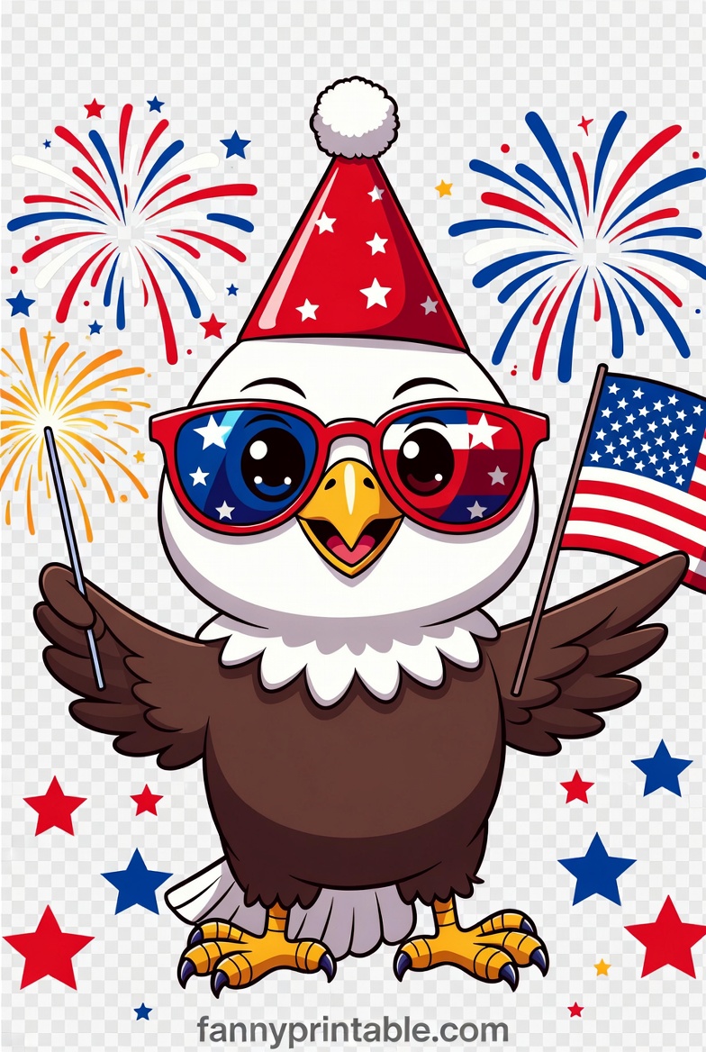 Cute Funny 4th of July Clipart for Celebrations 1 Cute & Funny 4th of July Clipart for Celebrations (1)
