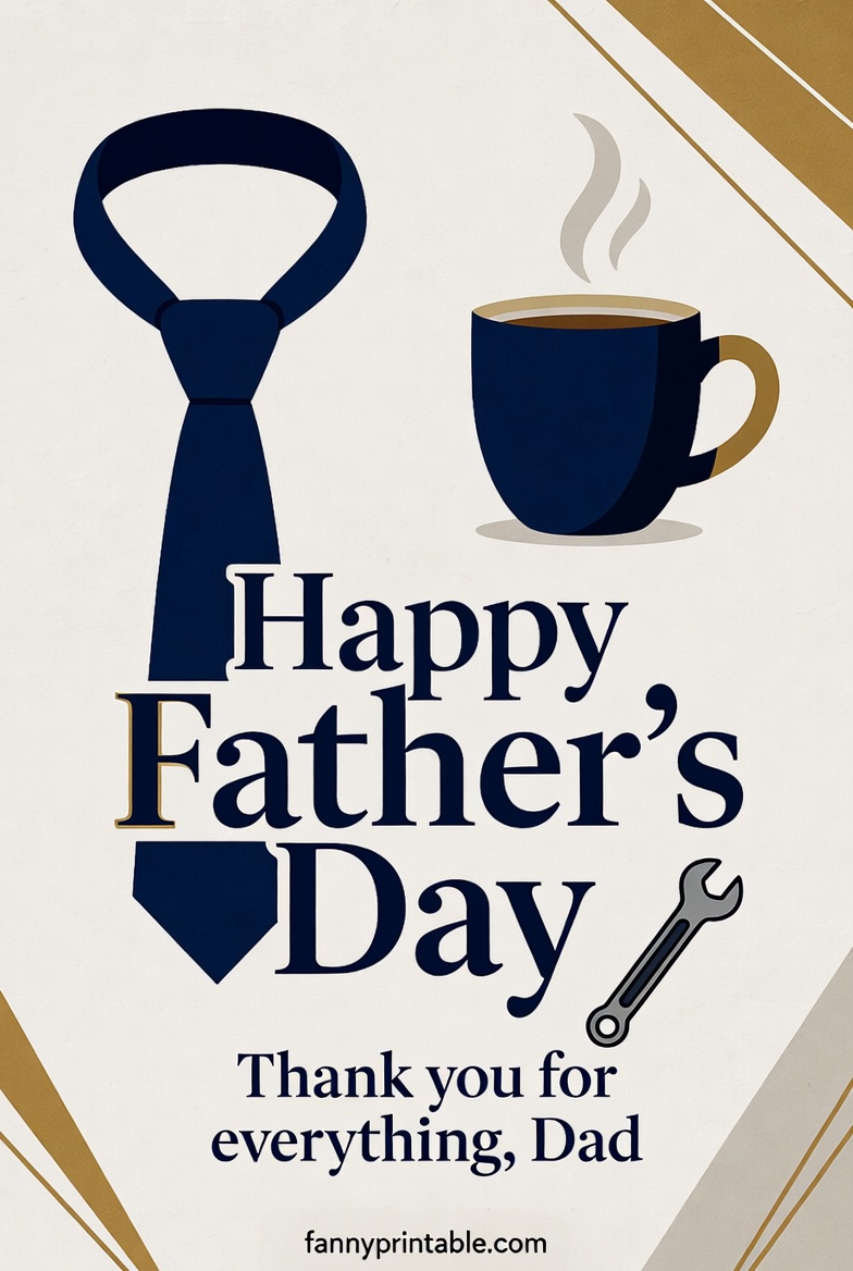 Father's Day Card Printable - FannyPrintable.Com (1)