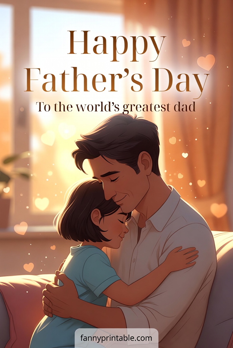 Father's Day Card Printable - FannyPrintable.Com (4)