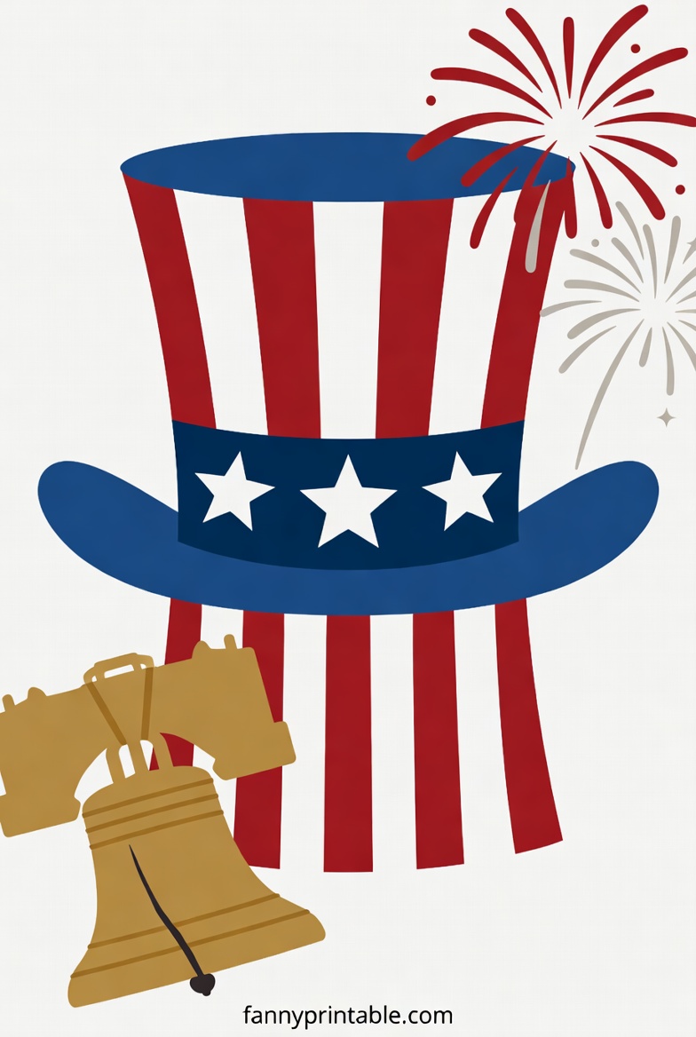 Free 4th of July Clipart - Patriotic PNG Downloads (2)