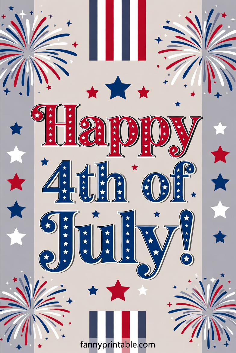 Free 4th of July Clipart - Patriotic PNG Downloads (3)