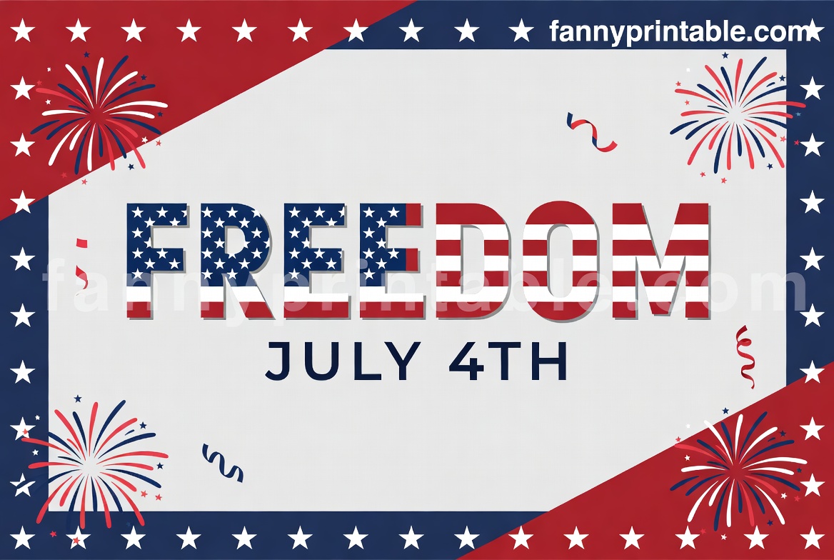 Free Printable 4th of July Banners (2)
