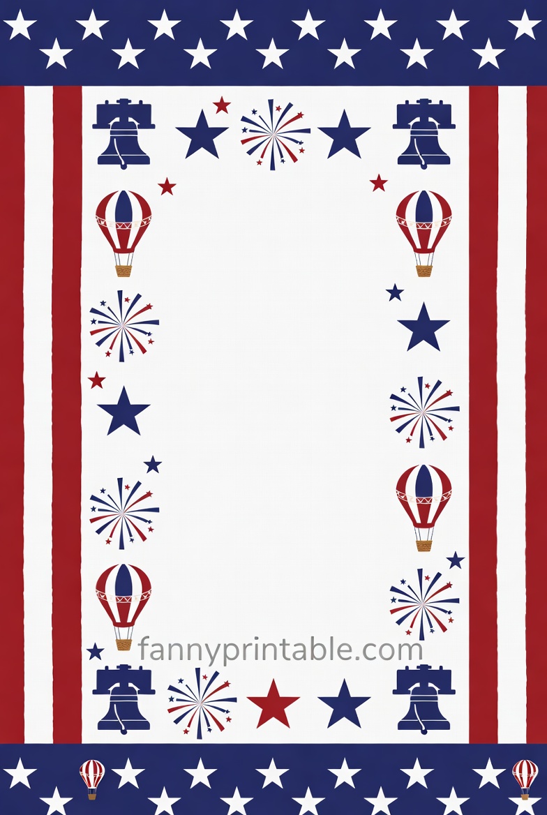 Free Printable 4th of July Borders (2027)