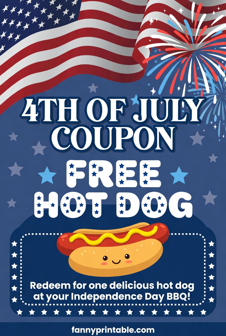 Free Printable 4th of July Coupons for Parties & BBQs (1)