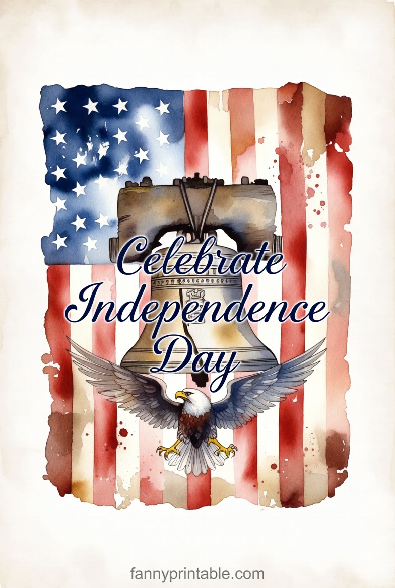 Free Printable 4th of July Flags (2)