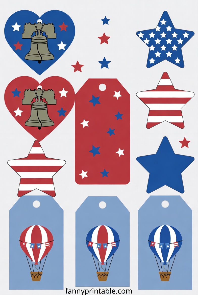 Free Printable 4th of July Gift Tags and Stickers (3)