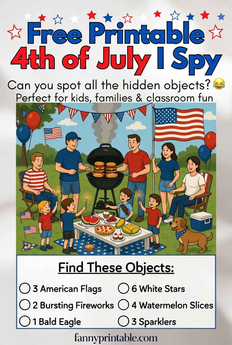 Free Printable 4th of July I Spy Games for Kids 3 Free Printable 4th of July I Spy Games for Kids (3)