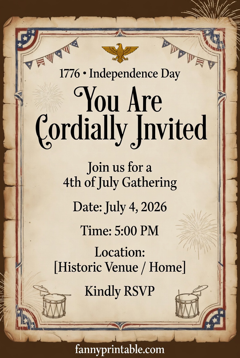 Free Printable 4th of July Invitations (3)