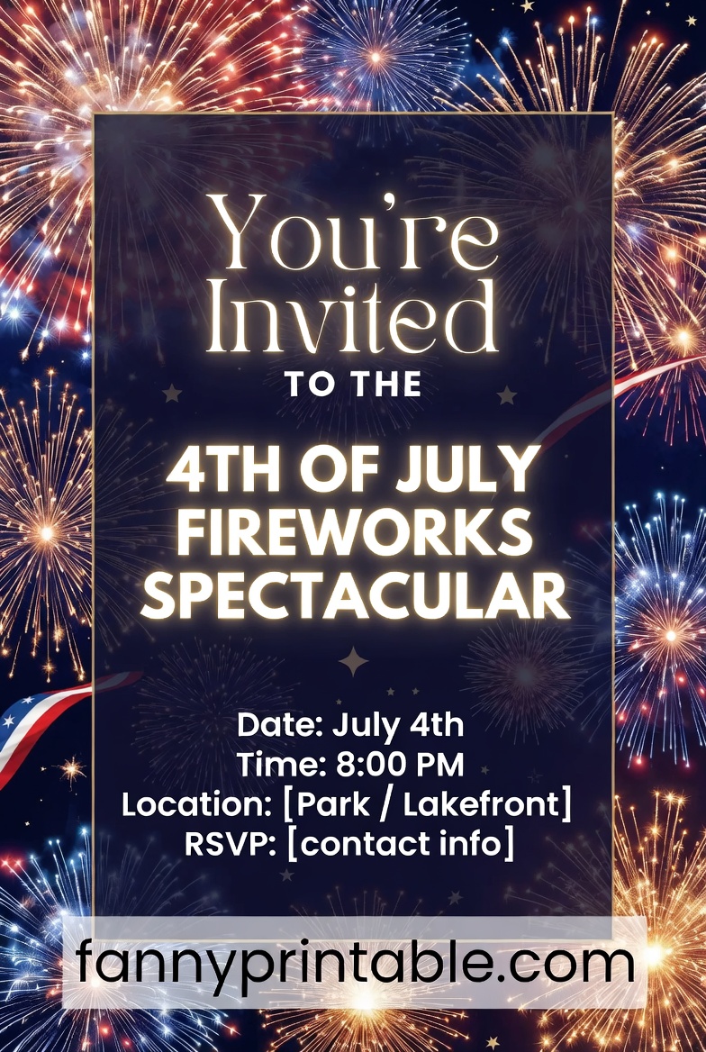 Free Printable 4th of July Invitations (4)