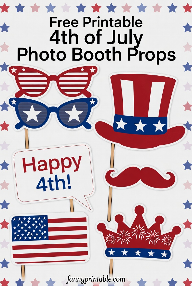 Free Printable 4th of July Photo Booth Props (1)