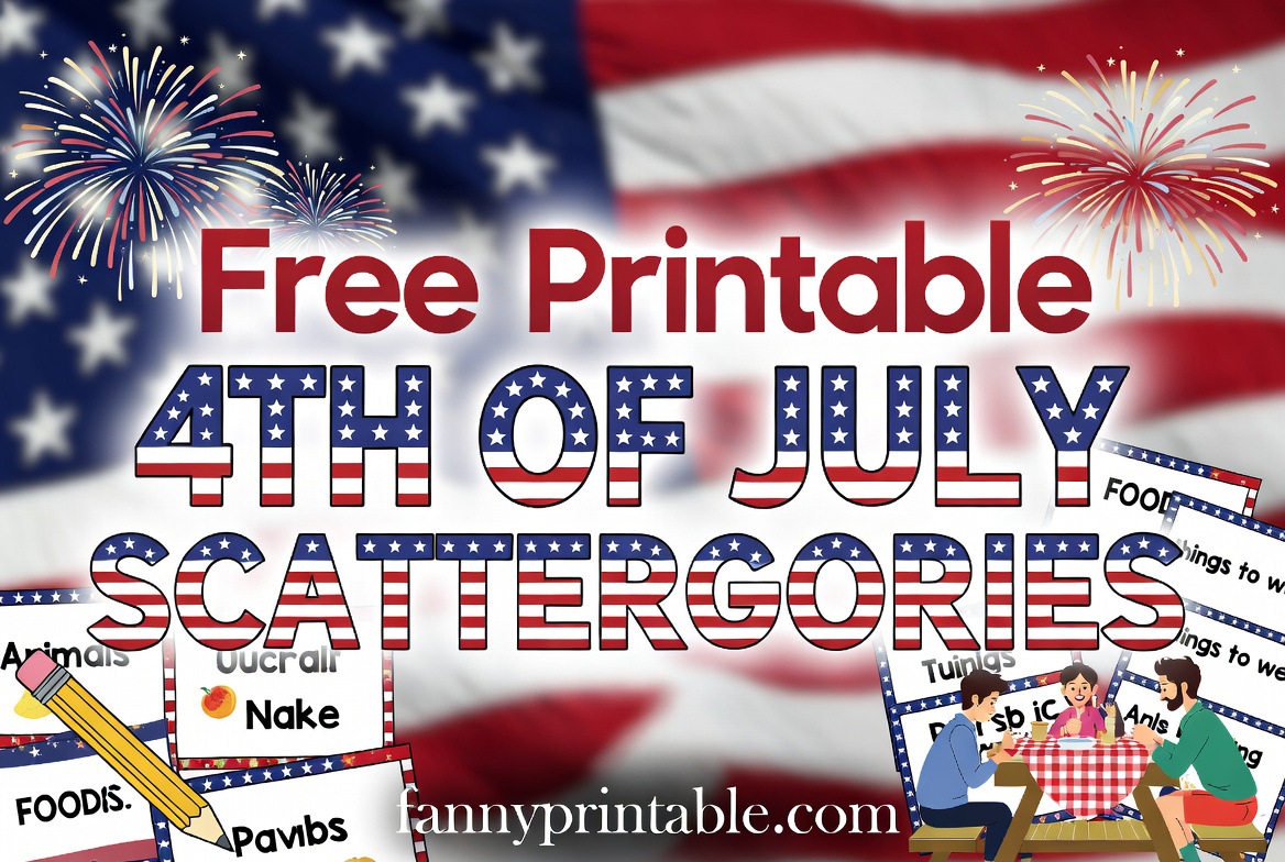 Free Printable 4th of July Scattergories (1)