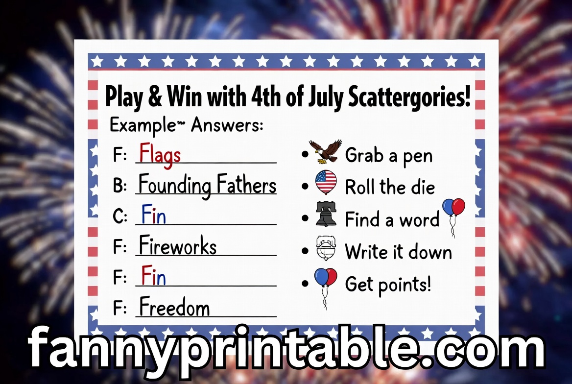 Free Printable 4th of July Scattergories (4)