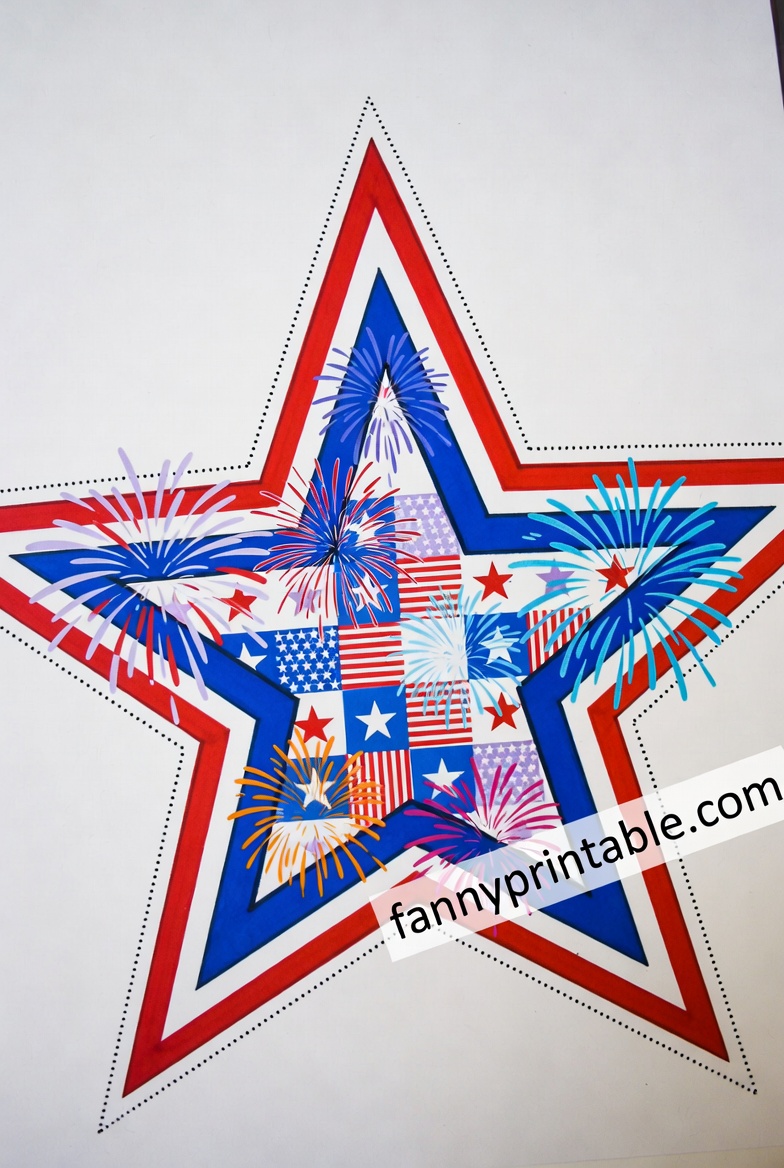 Free Printable 4th of July Star Templates (1)
