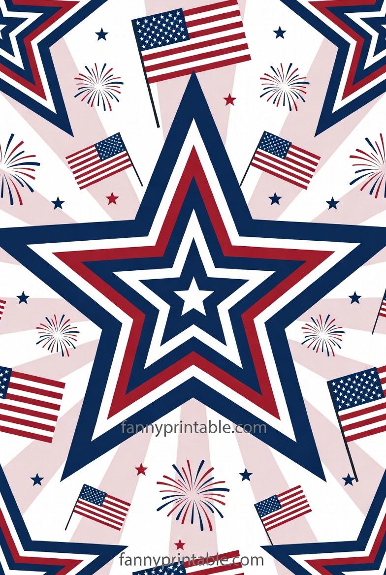 Free Printable 4th of July Star Templates (2)