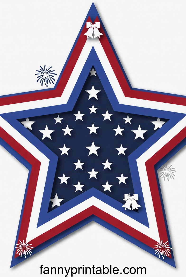 Free Printable 4th of July Star Templates (3)