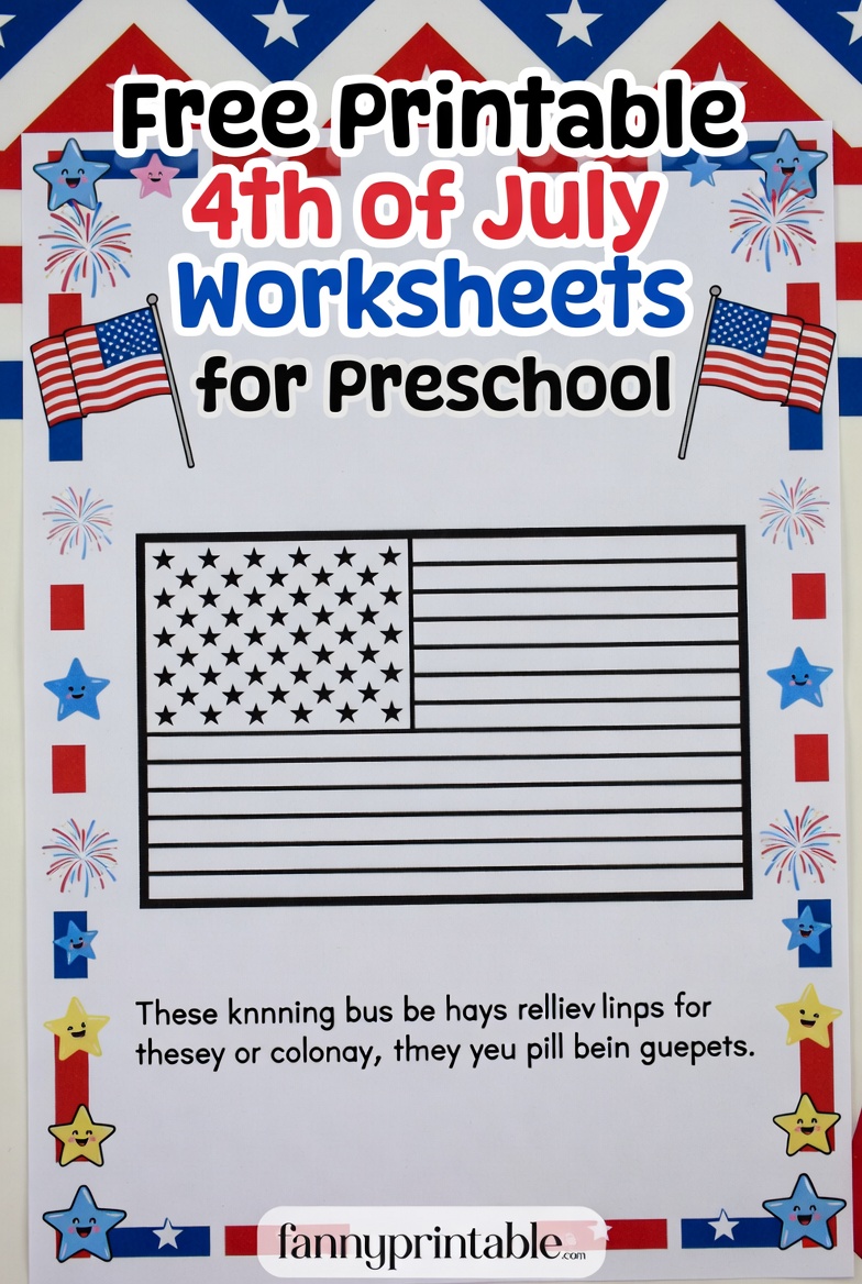 Free Printable 4th of July Worksheets for Preschool (4)