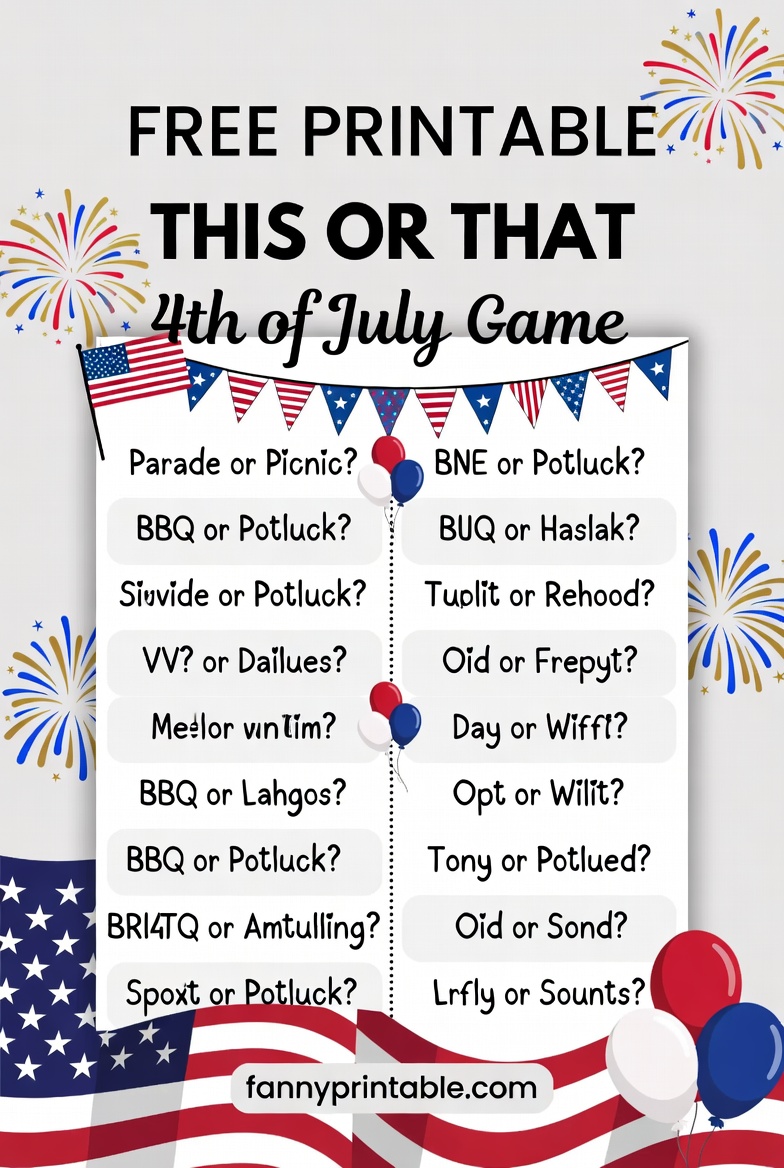 Free Printable This or That 4th of July Game 4 Free Printable This or That 4th of July Game (4)