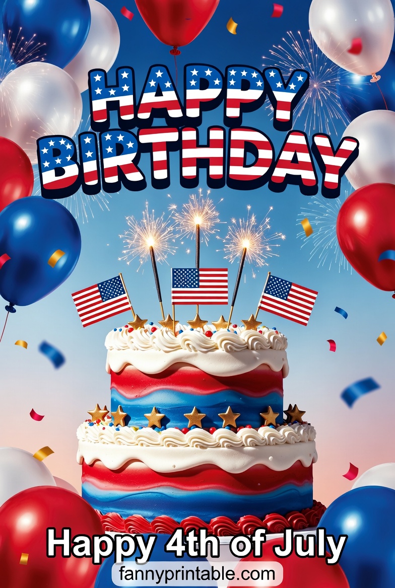 Happy Birthday and 4th of July Images (1)