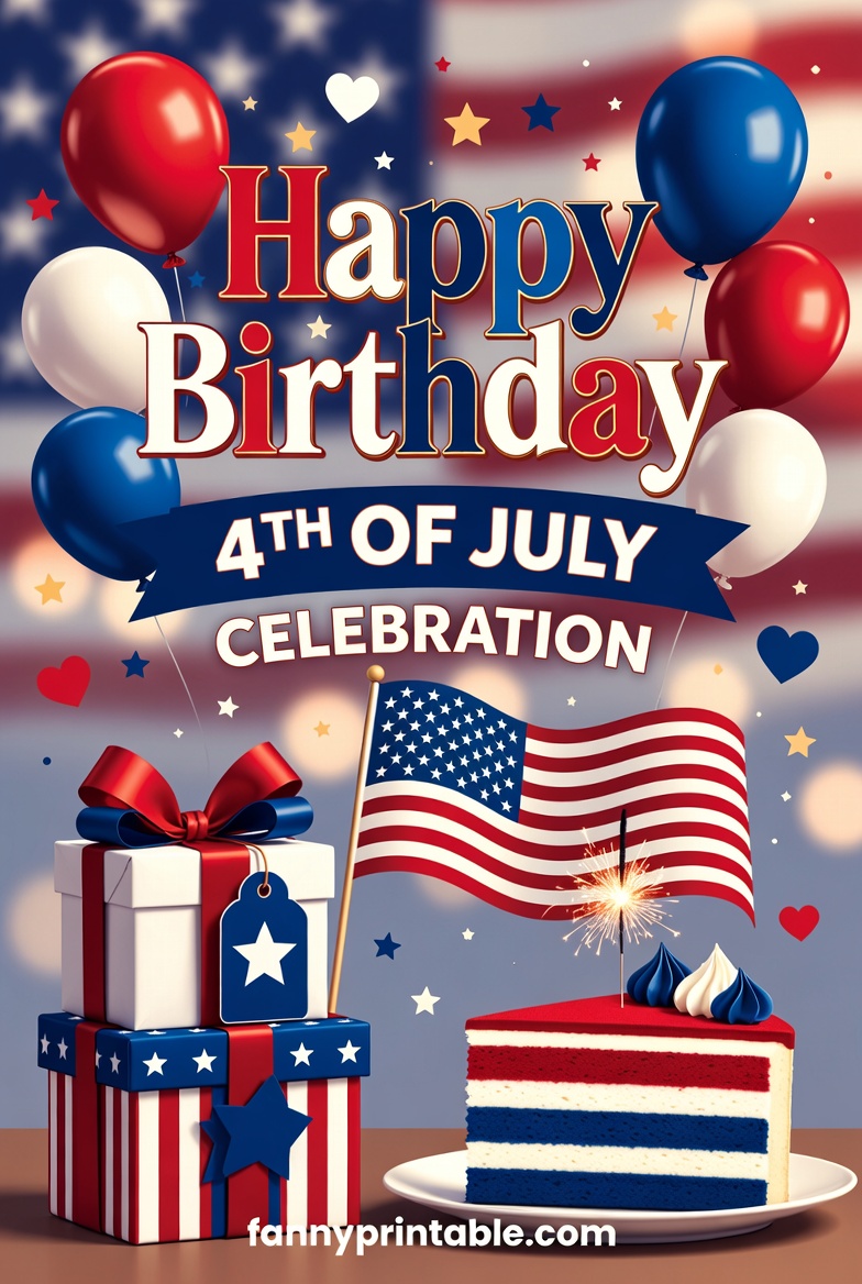Happy Birthday and 4th of July Images (2)