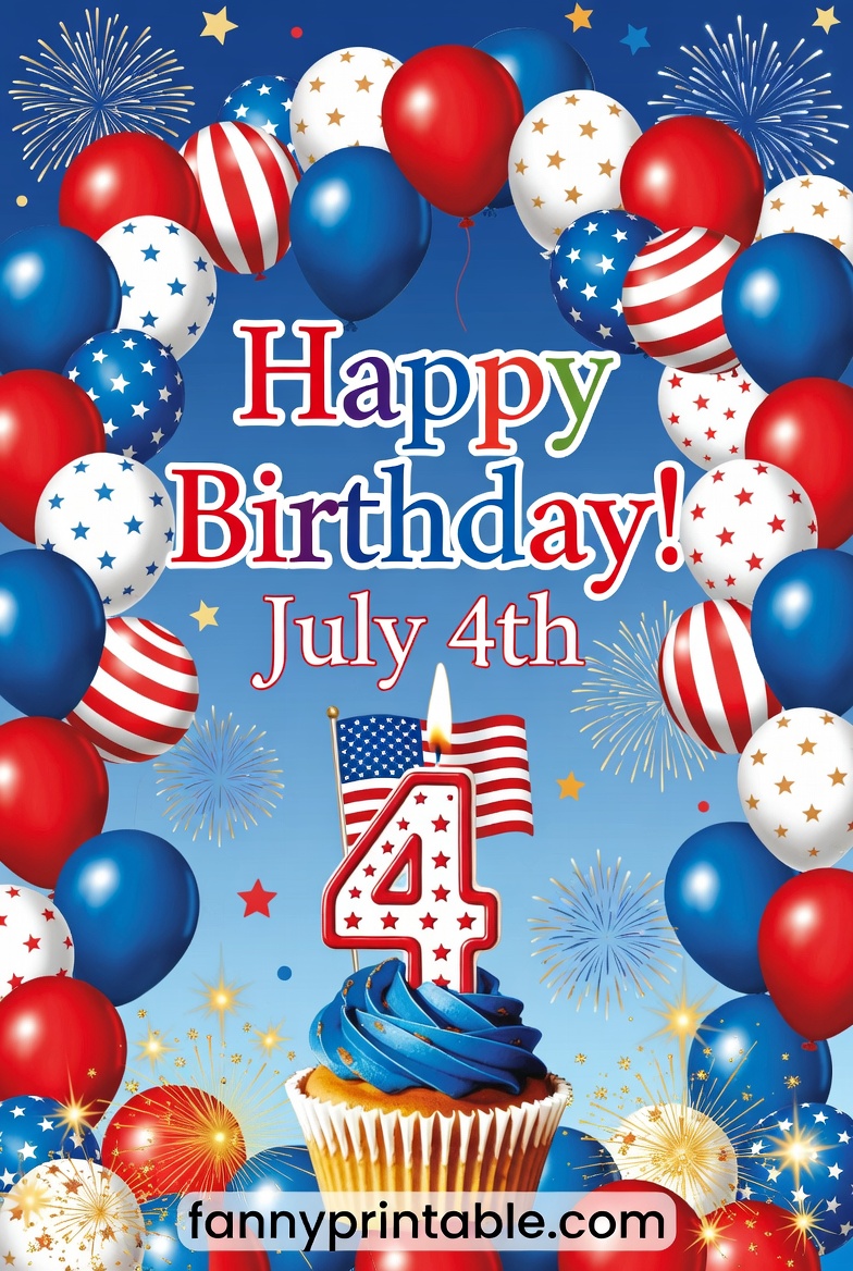 Happy Birthday and 4th of July Images (3)