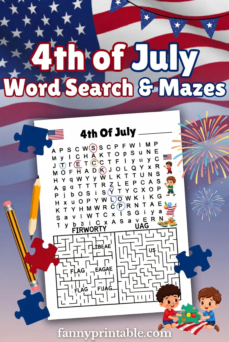 Printable 4th of July Activities (3)