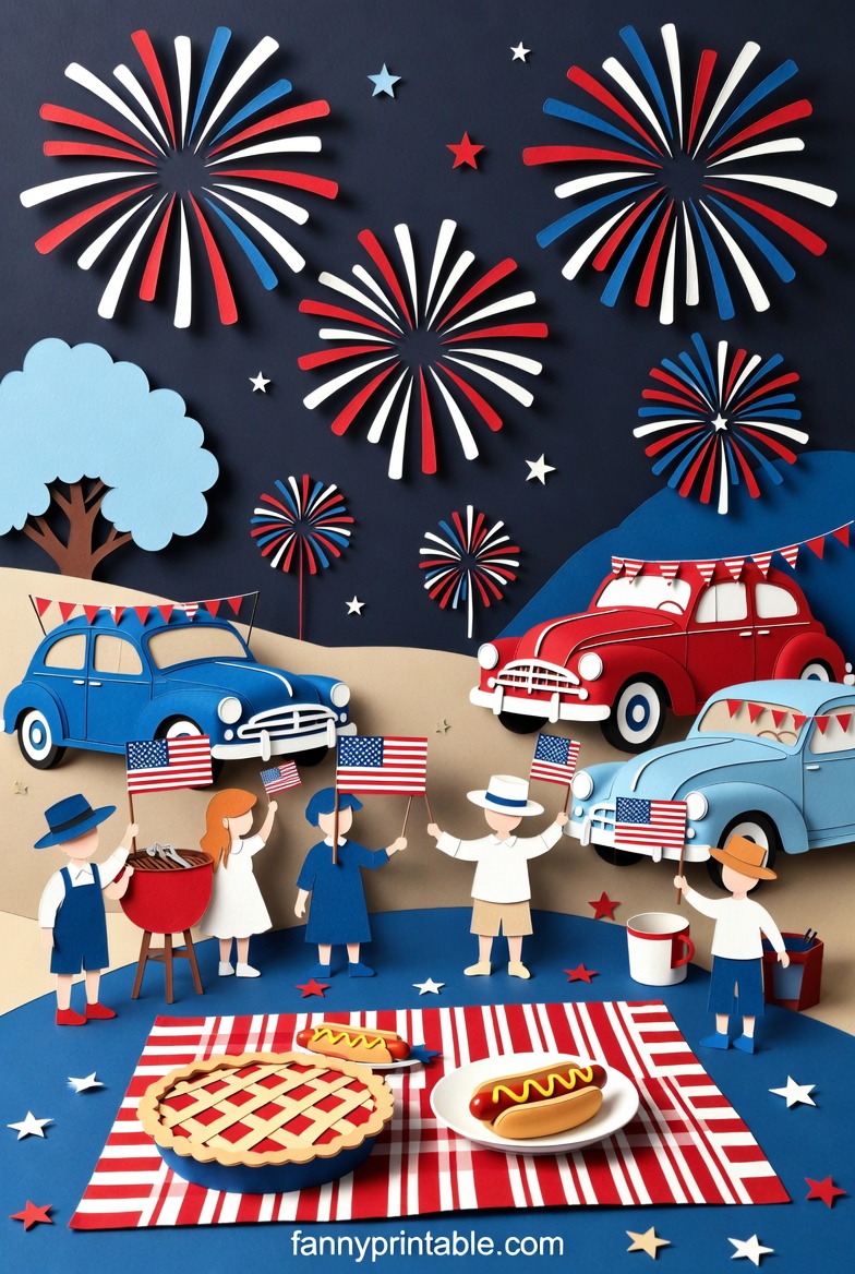 Printable 4th of July Collage Free DIY Ideas (4)