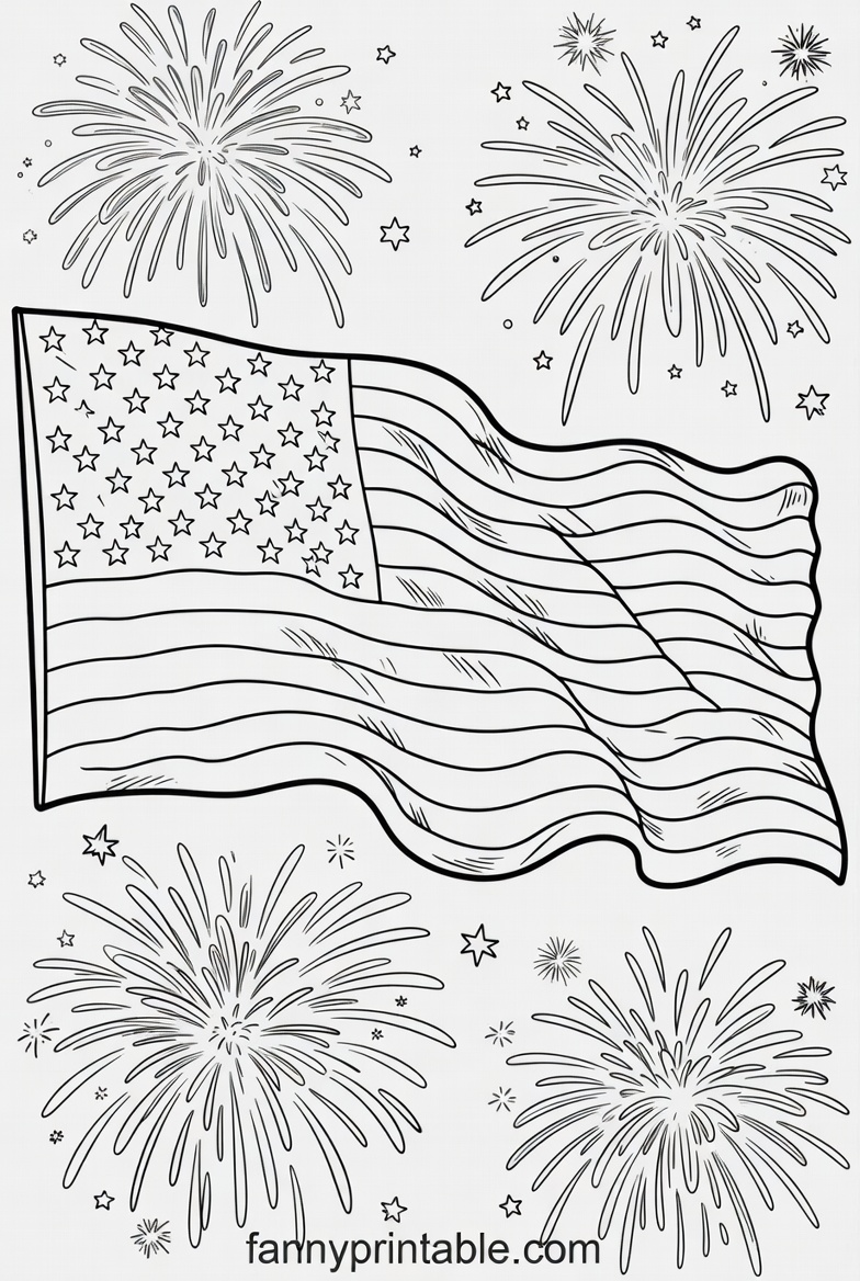 Printable 4th of July Coloring Pages (1)