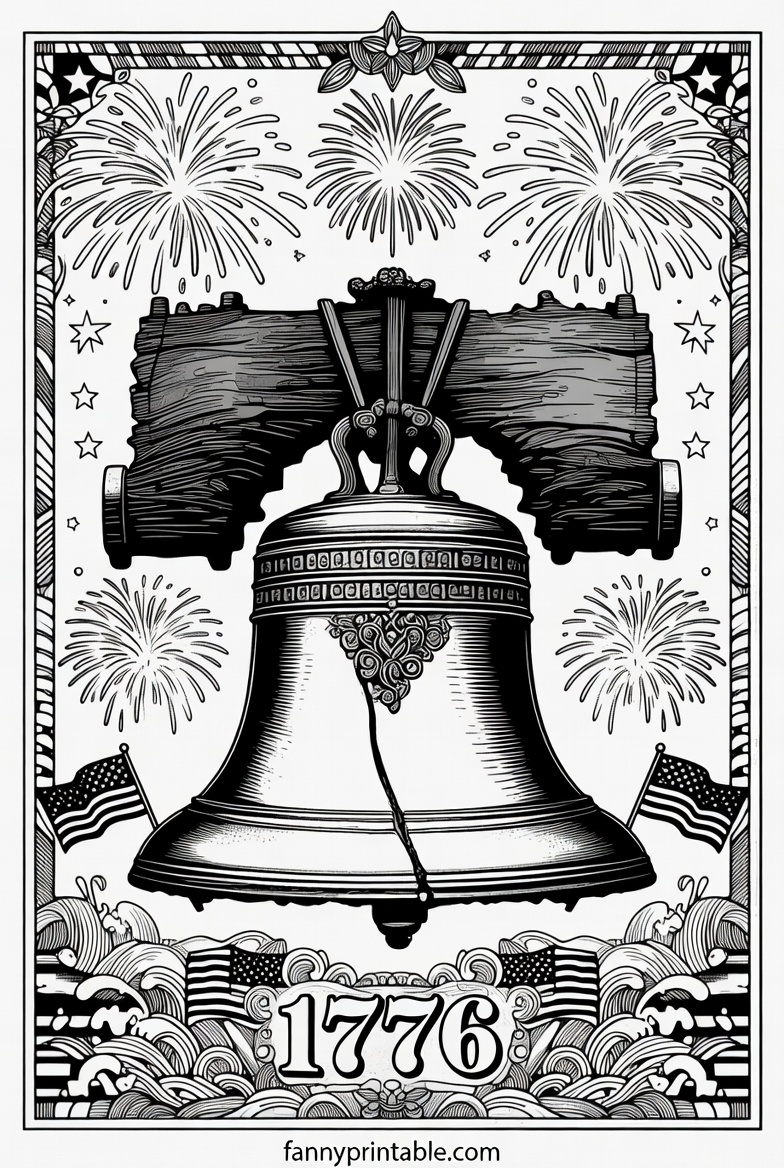 Printable 4th of July Coloring Pages for Adults (3)