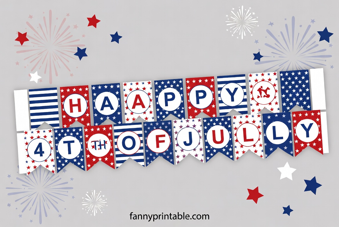 Printable 4th of July Decorations (1)