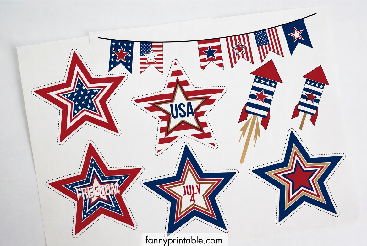 Printable 4th of July Decorations (2)