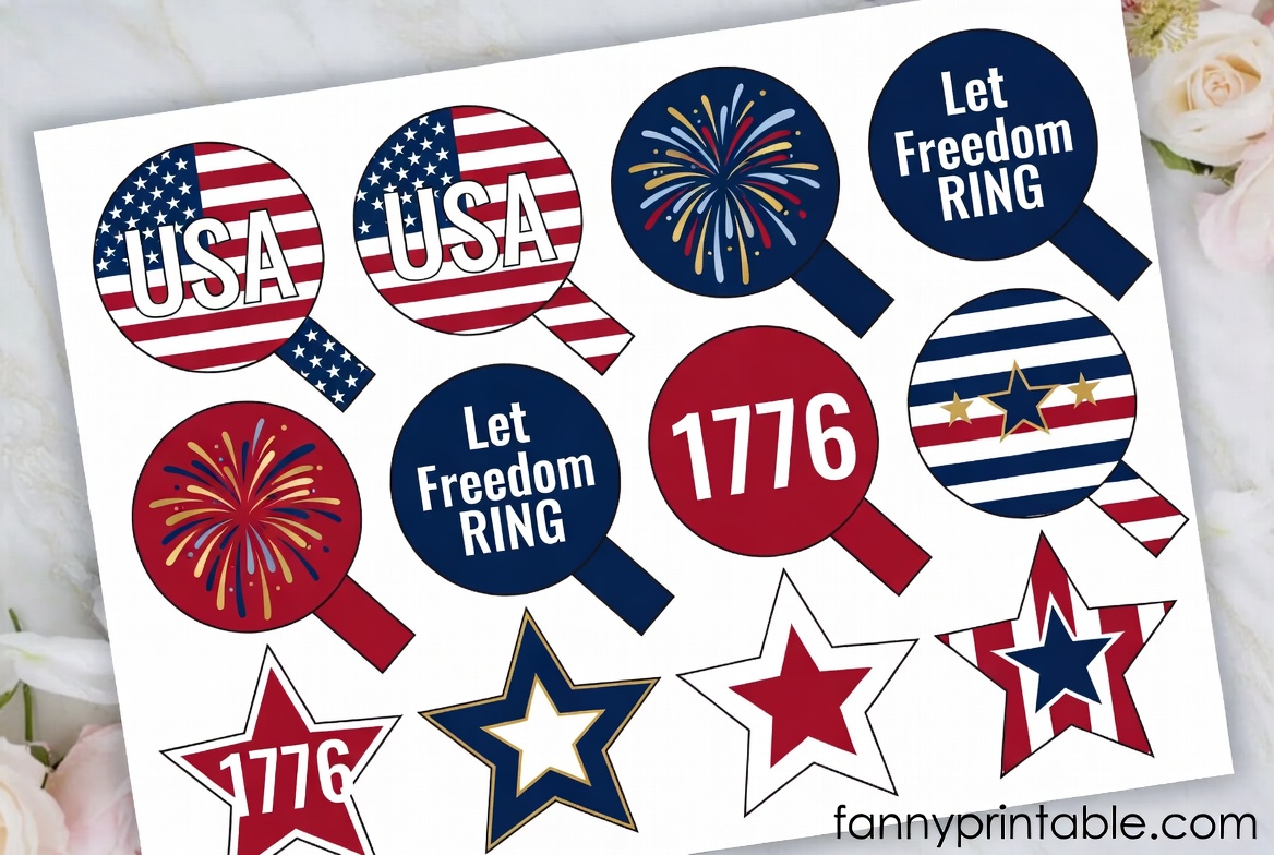 Printable 4th of July Decorations (3)