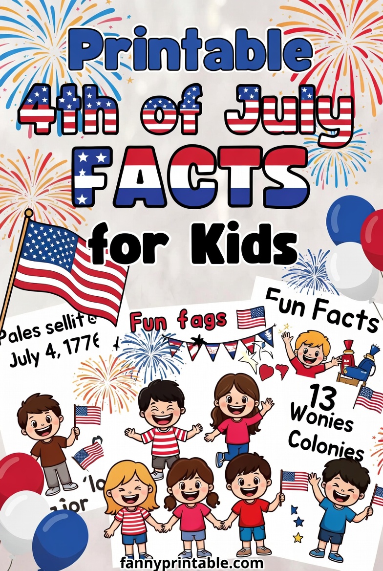 Printable 4th of July Facts for Kids (1)