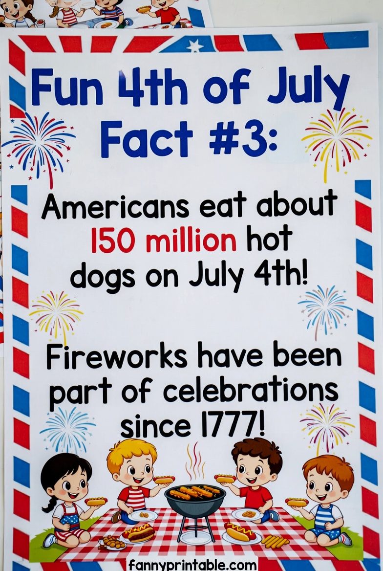 Printable 4th of July Facts for Kids (2)