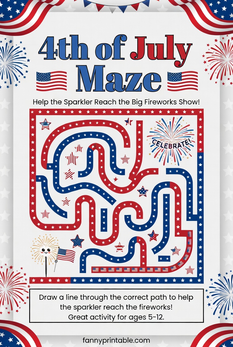 Printable 4th of July Games for Kids & Families (2)