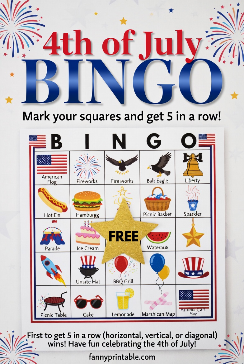 Printable 4th of July Games for Kids & Families (4)
