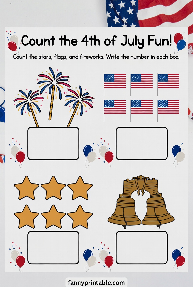 Printable 4th of July Worksheets (2)