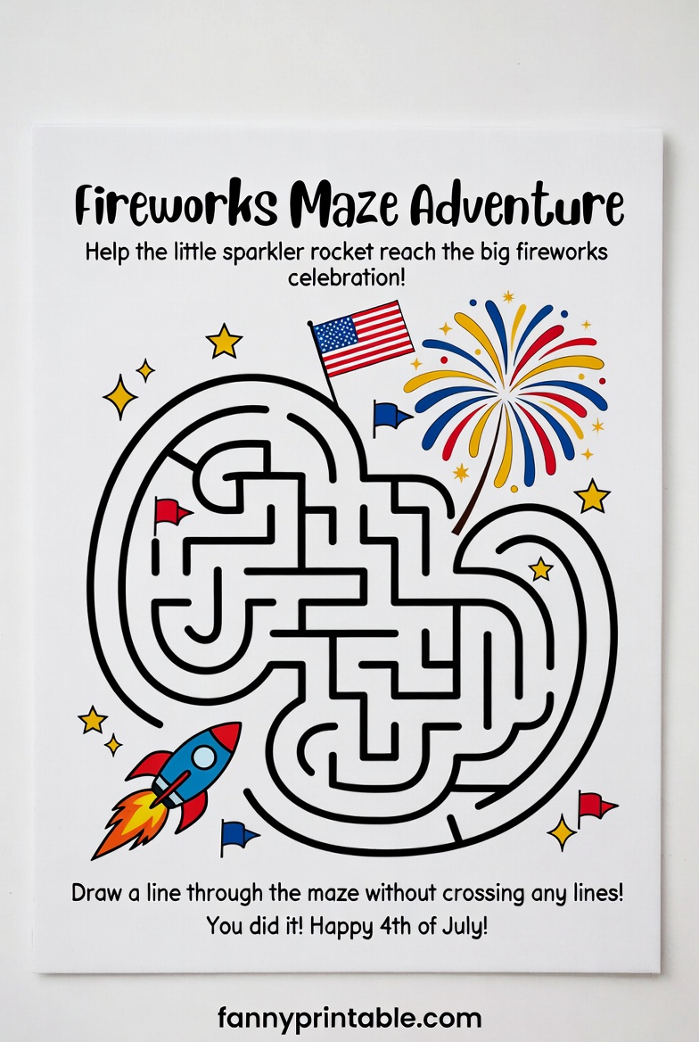 Printable 4th of July Worksheets (3)