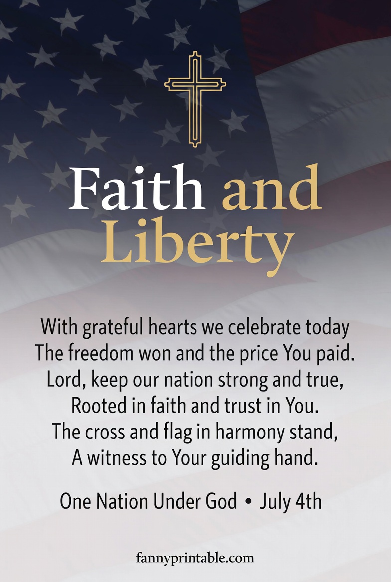Religious 4th of July Poems for Church Bulletins (2)